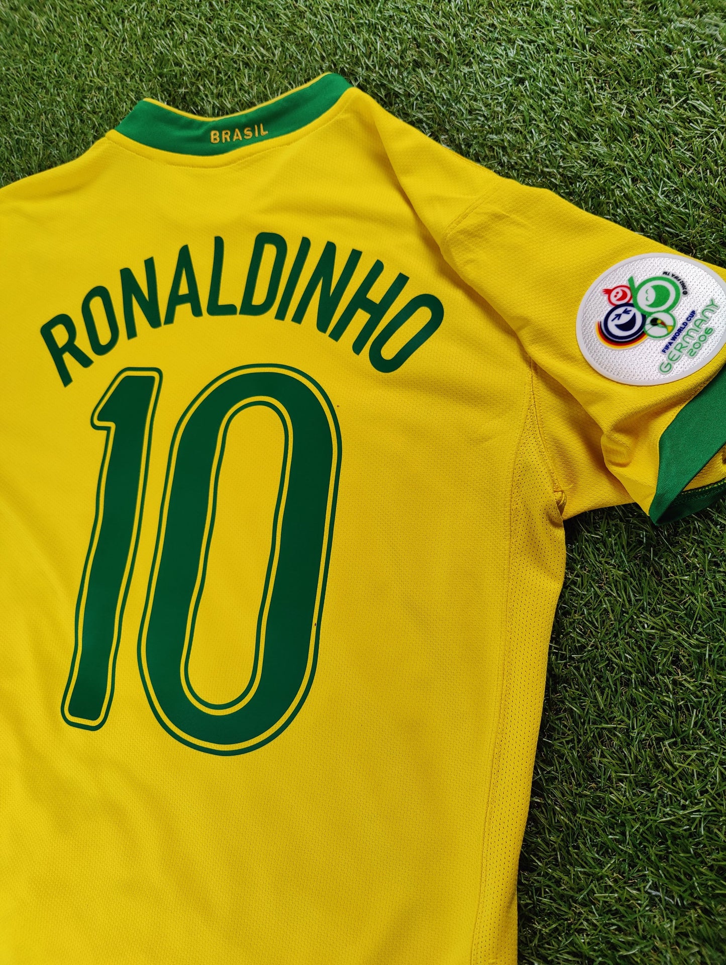 Ronaldinho Str. M Brasilien Hjemmebanetrøje (VM 2006)