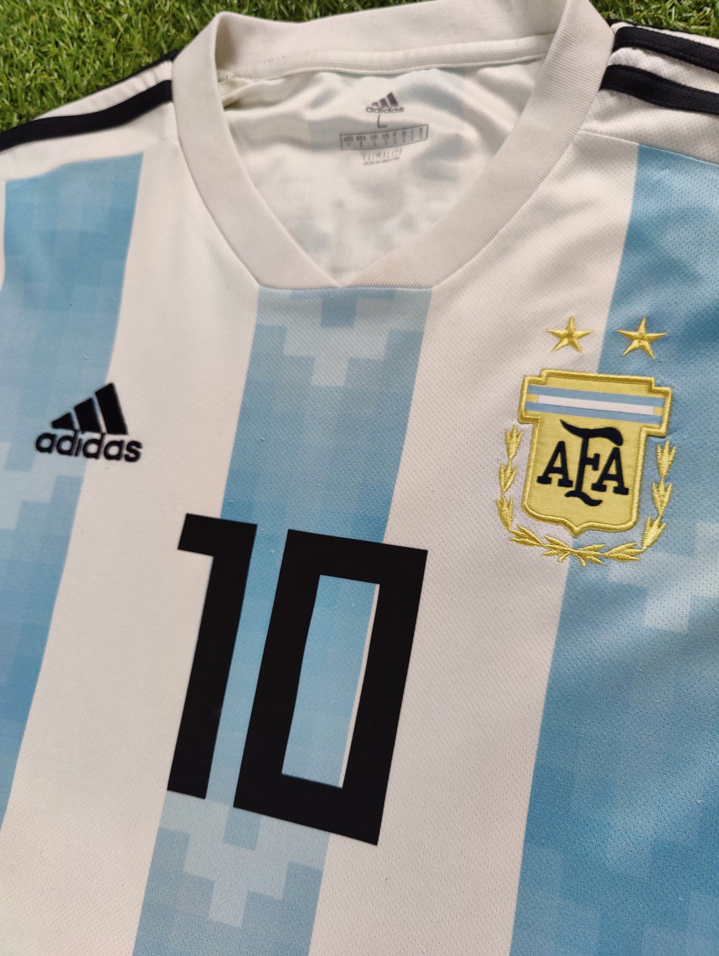 Lionel Messi Str. L Argentina Hjemmebanetrøje (VM 2018)