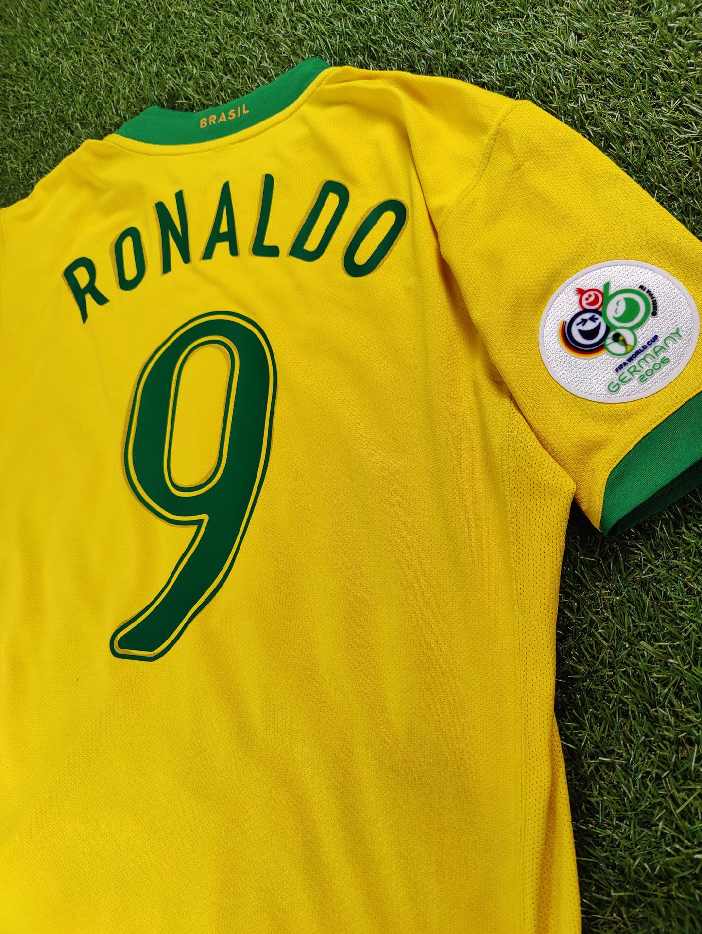 Ronaldo Nazário Str. L Brasilien Hjemmebanetrøje (VM 2006)