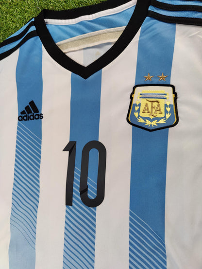 Lionel Messi Str. M Argentina Hjemmebanetrøje (VM 2014)