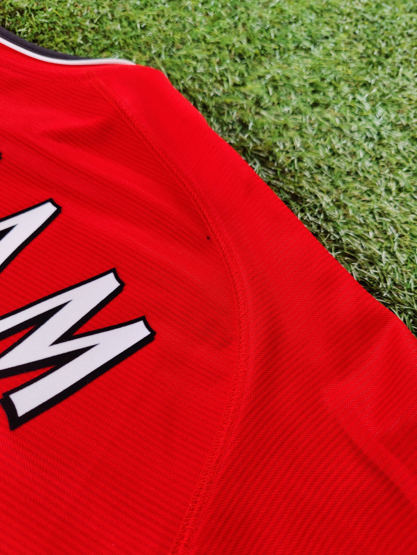 David Beckham Str. XL Manchester United Hjemmebanetrøje (2001/02)
