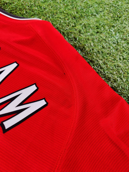 David Beckham Str. XL Manchester United Hjemmebanetrøje (2001/02)