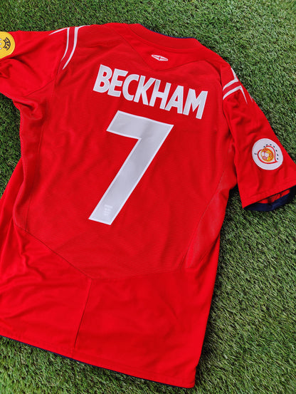 David Beckham Str. M England Udebanetrøje (Euro 2004)