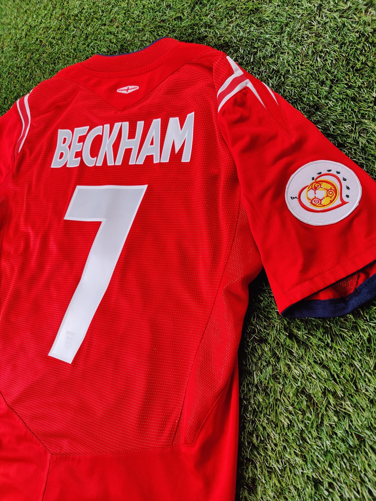 David Beckham Str. M England Udebanetrøje (Euro 2004)