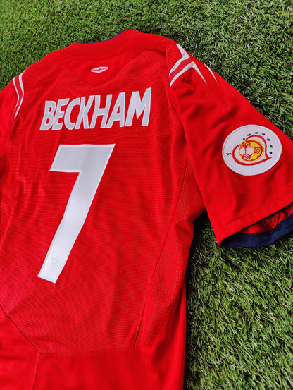 David Beckham Str. M England Udebanetrøje (Euro 2004)