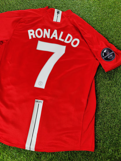 Cristiano Ronaldo Str. M Manchester United Hjemmebanetrøje (2008/09)