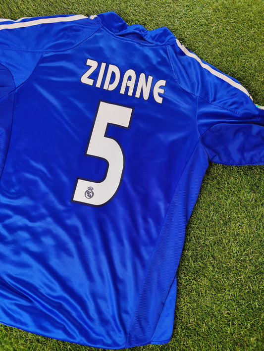 Zinedine Zidane Str. M Real Madrid 3. trøje (2004/05)