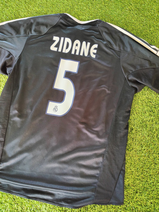 Zinedine Zidane Str. L Real Madrid Udebanetrøje (2004/05)