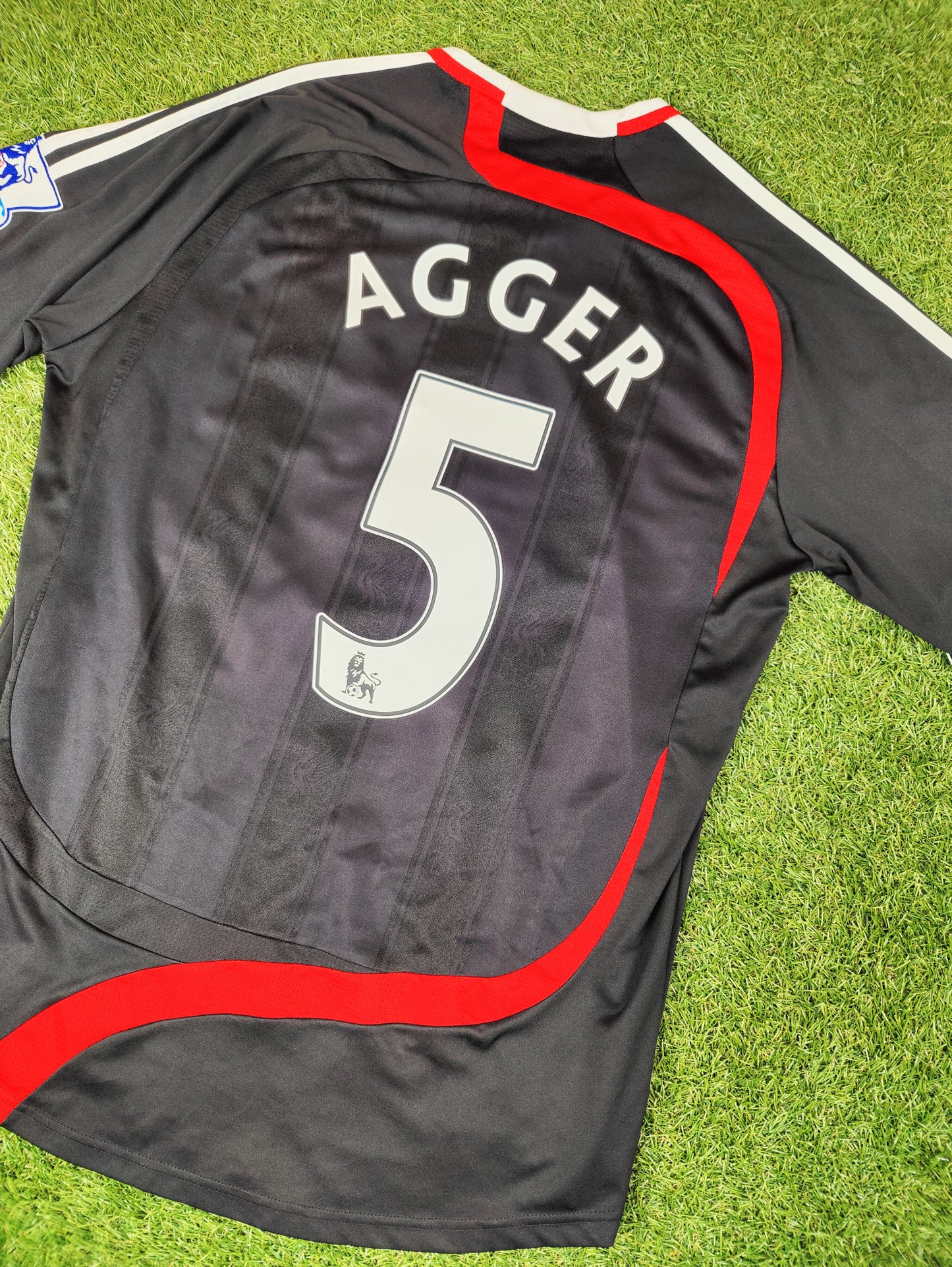 Daniel Agger Str. L Liverpool 3. trøje (2007-2008)