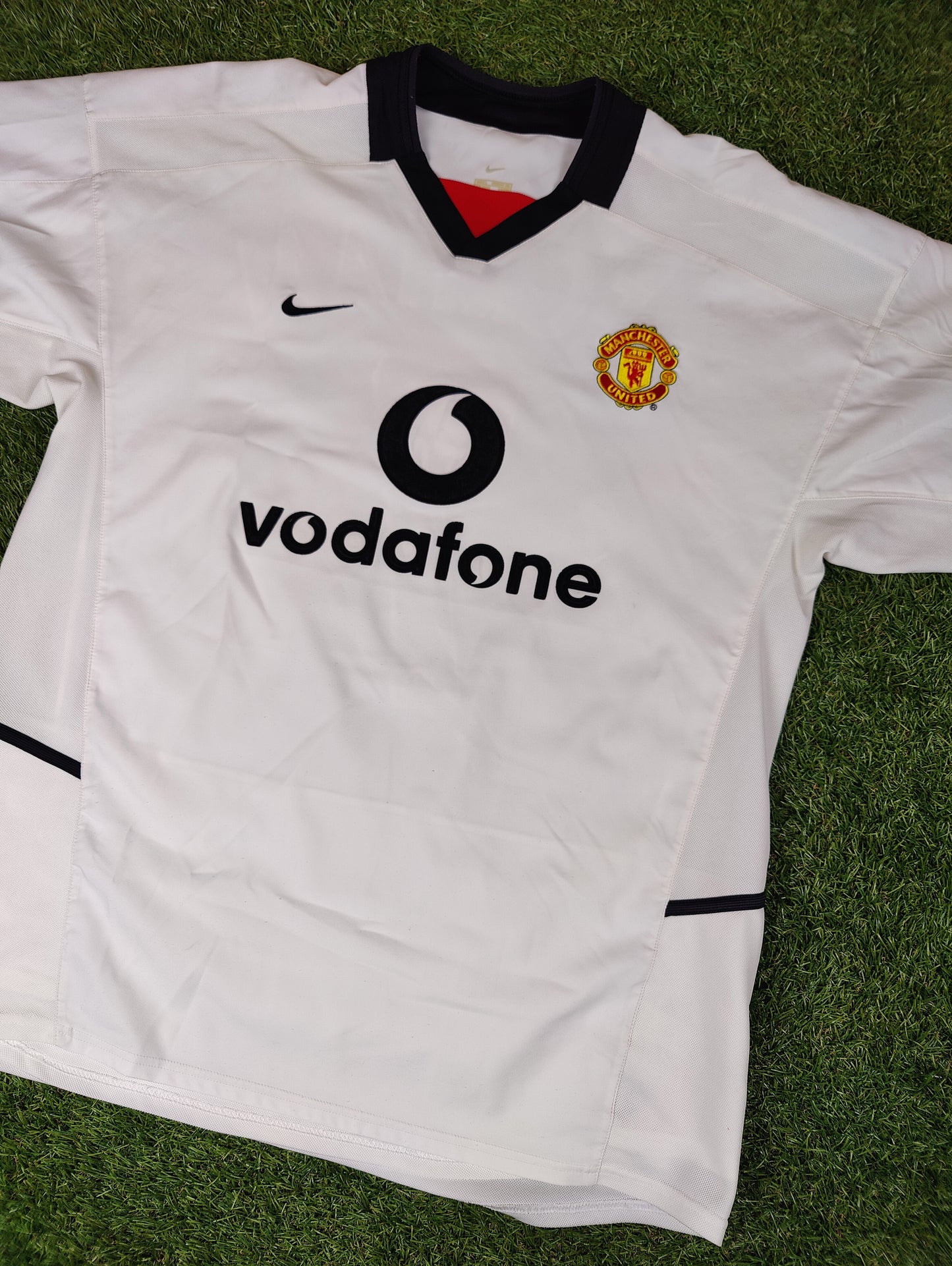 David Beckham Str. L Manchester United udebanetrøje (2002-2003)