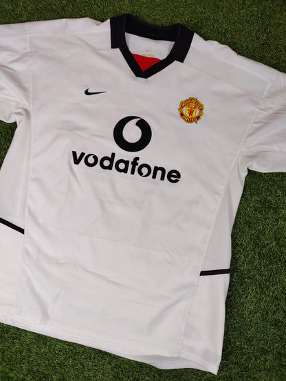 David Beckham Str. L Manchester United udebanetrøje (2002-2003)