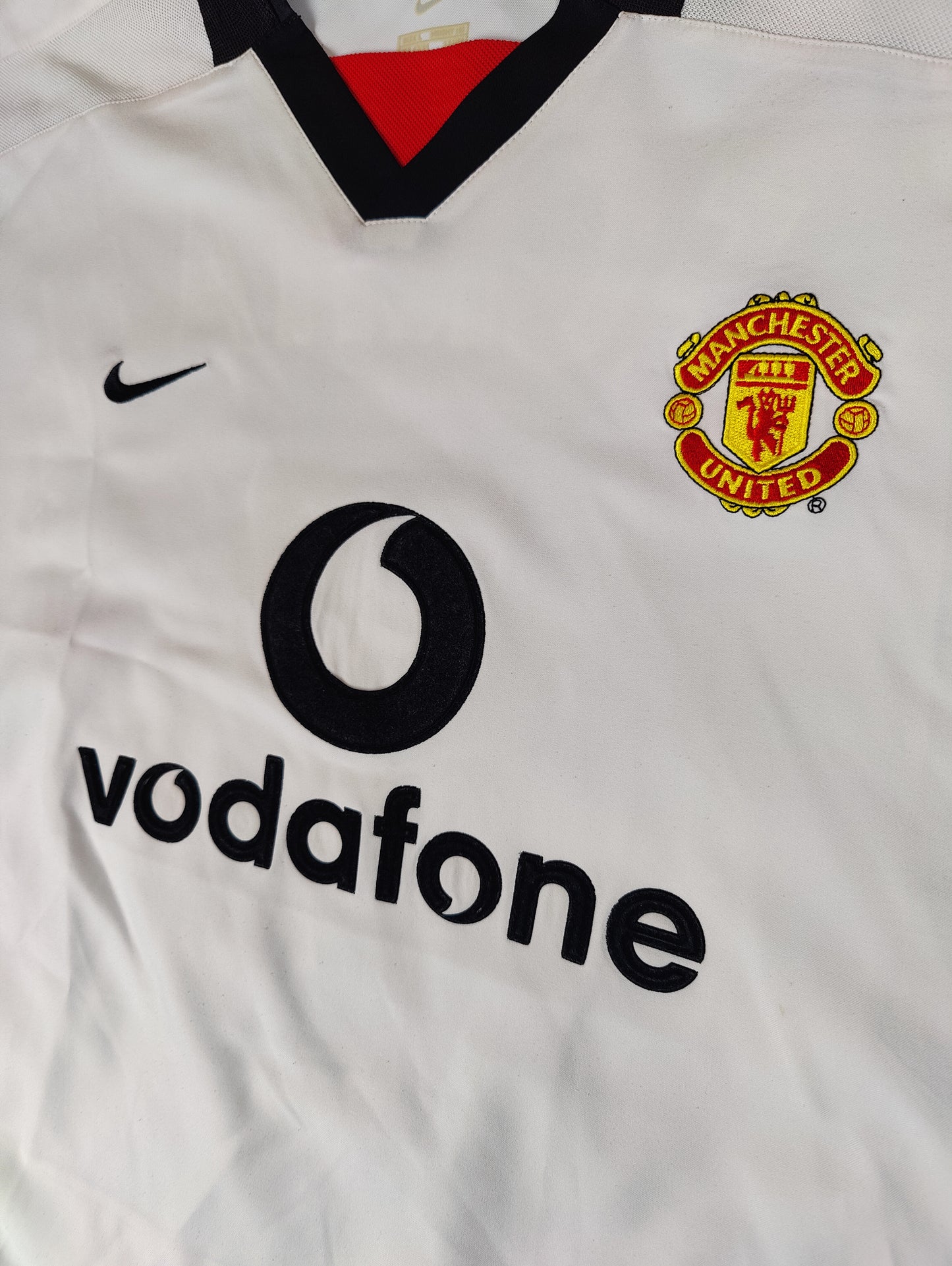 David Beckham Str. L Manchester United udebanetrøje (2002-2003)