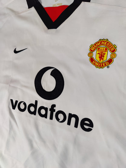 David Beckham Str. L Manchester United udebanetrøje (2002-2003)