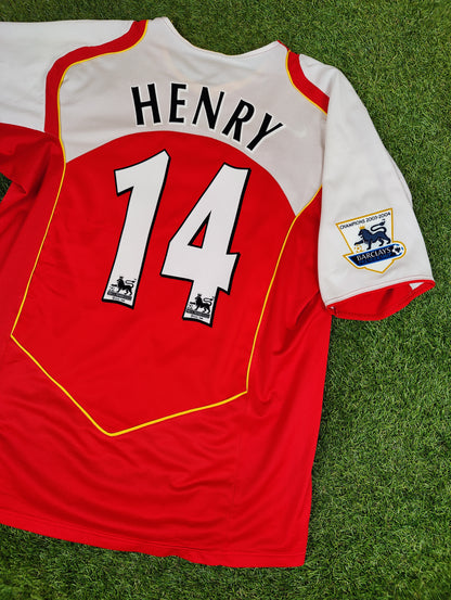 Thierry Henry Str. XL Arsenal Hjemmebanetrøje (2004/05)