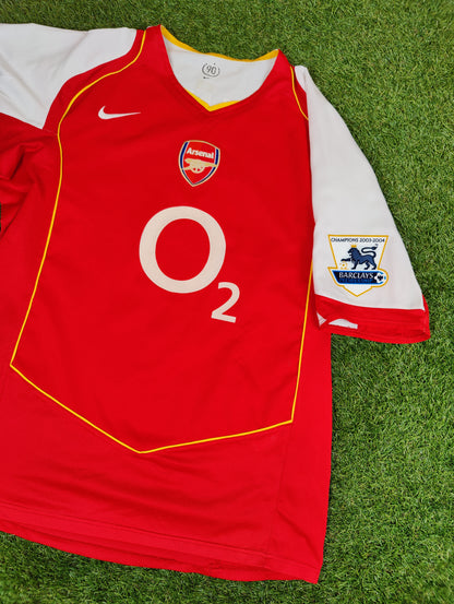 Thierry Henry Str. XL Arsenal Hjemmebanetrøje (2004/05)