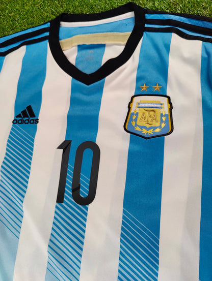 Lionel Messi Str. M Argentina Hjemmebanetrøje (VM 2014)