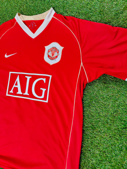 Cristiano Ronaldo Str. M Manchester United Hjemmebanetrøje (2006/07)