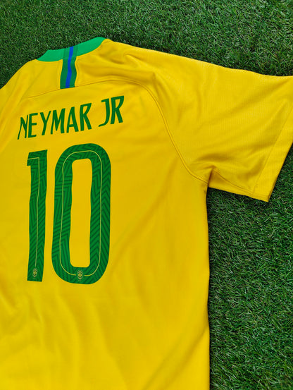 Neymar Jr. Str. L Brasilien Hjemmebanetrøje (2019)