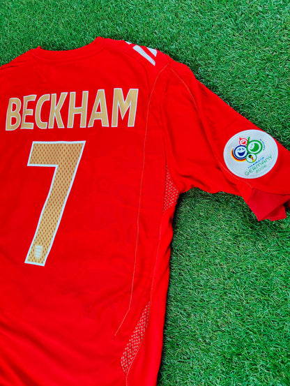 David Beckham Str. L England Udebanetrøje (VM 2006)