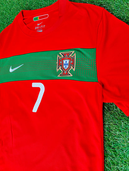 Cristiano Ronaldo Str. M Portugal Hjemmebanetrøje (VM 2010)
