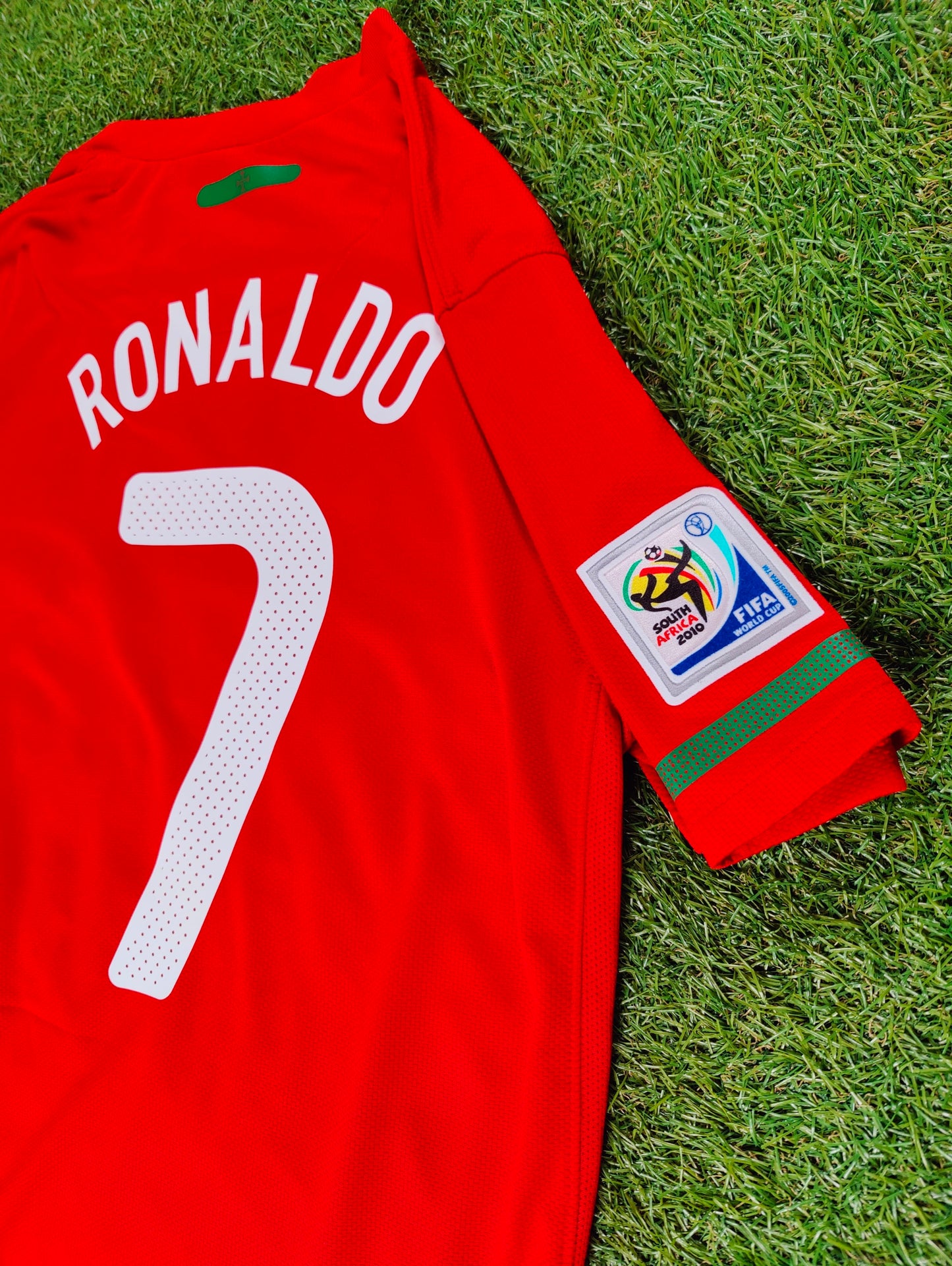 Cristiano Ronaldo Str. M Portugal Hjemmebanetrøje (VM 2010)