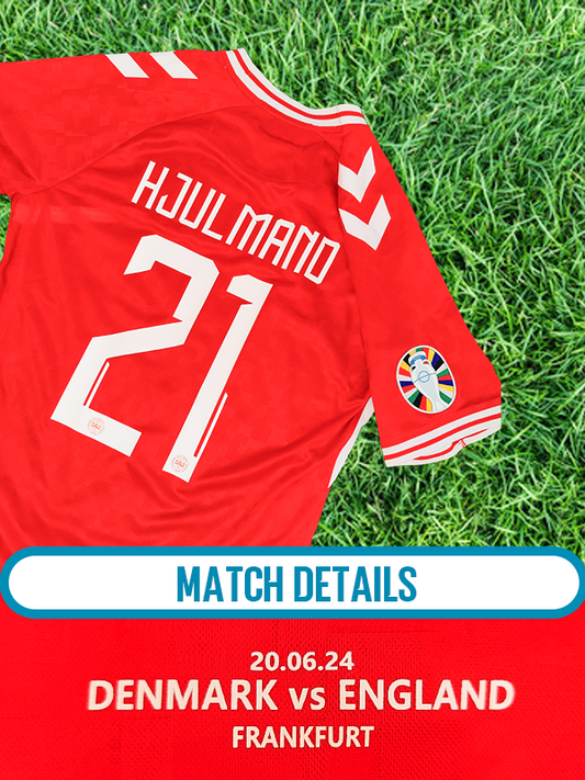 Morten Hjulmand Str. L Danmark Hjemmebanetrøje – (Euro 2024)