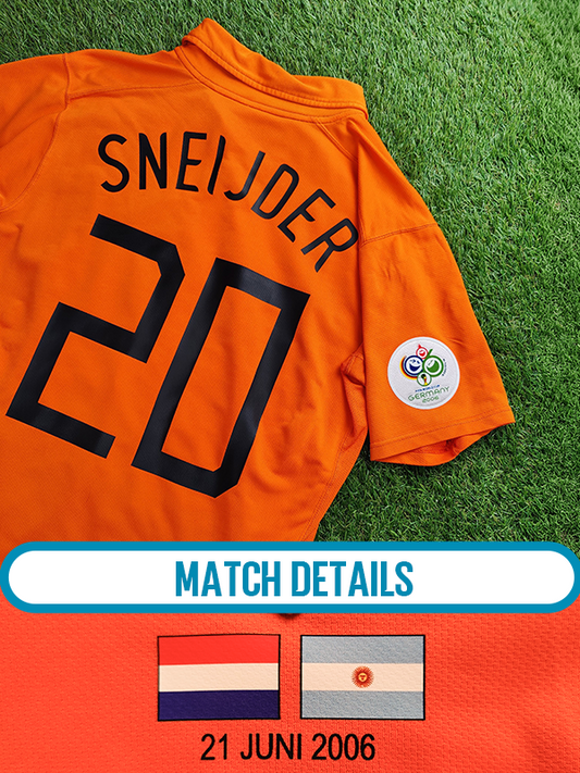 Wesley Sneijder Str. L Holland vs Argentina – 21 juni 2006 – (VM 2006)