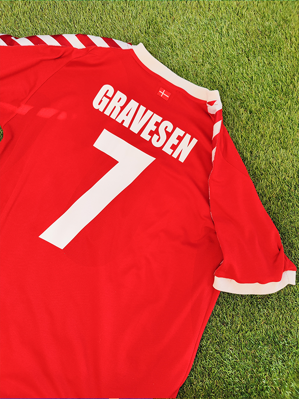 Thomas Gravesen Str. L Danmark Hjemmebanetrøje – (VM 2002)
