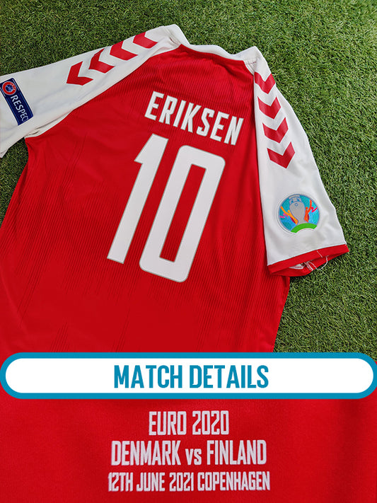 Christian Eriksen Str. XL Danmark vs Finland – 12. juni 2021 (Euro 2020)