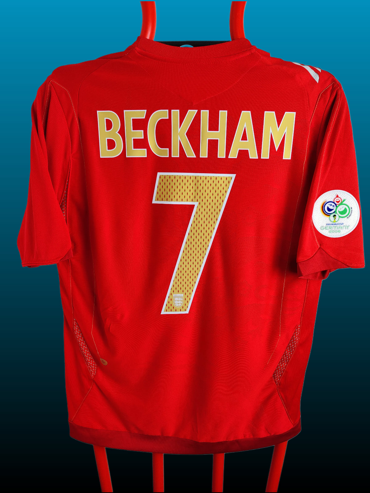 David Beckham Str. L England Udebanetrøje – (VM 2006)