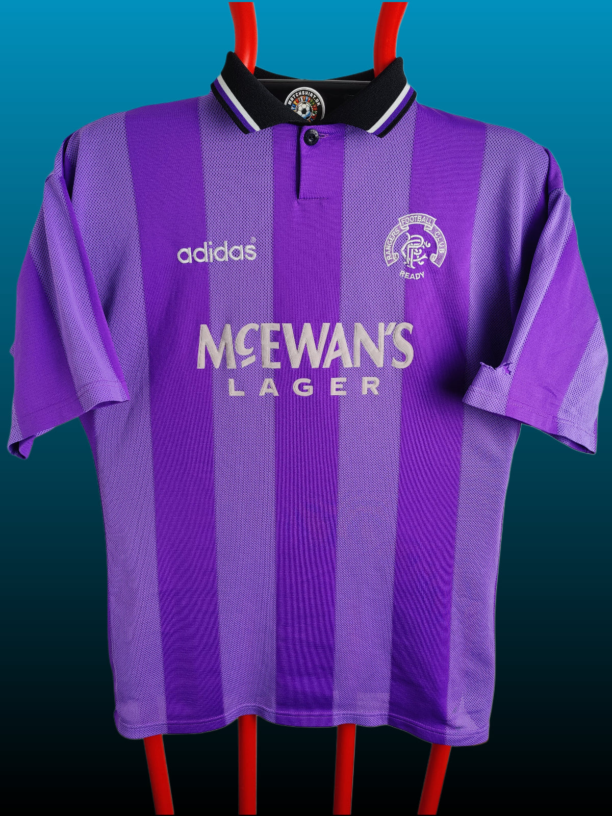 Brian Laudrup Str. L Rangers 3. Trøje – (1994/95)