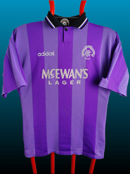 Brian Laudrup Str. L Rangers 3. Trøje – (1994/95)