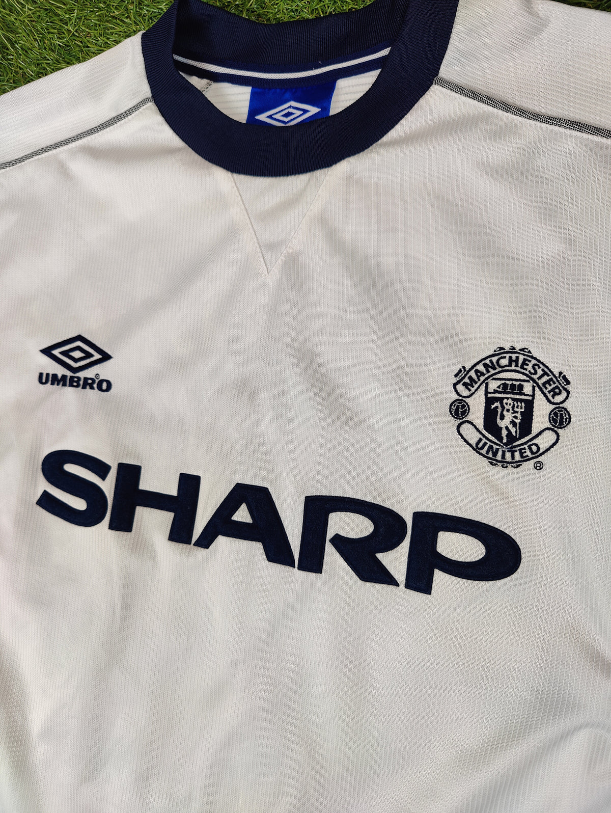 David Beckham Str. L Manchester United Udebanetrøje (1999/2000)