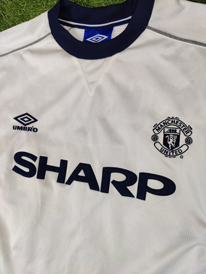 David Beckham Str. L Manchester United Udebanetrøje (1999/2000)