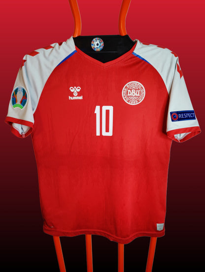 Christian Eriksen Danmark Hjemmebanetrøje – Str. L (Euro 2020)
