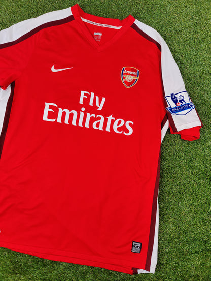 Nicklas Bendtner Str. XL Arsenal Hjemmebanetrøje (2009-2010)