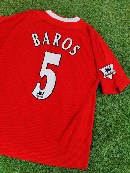 Milan Baros Str. L Liverpool Hjemmebanetrøje (2003-04)