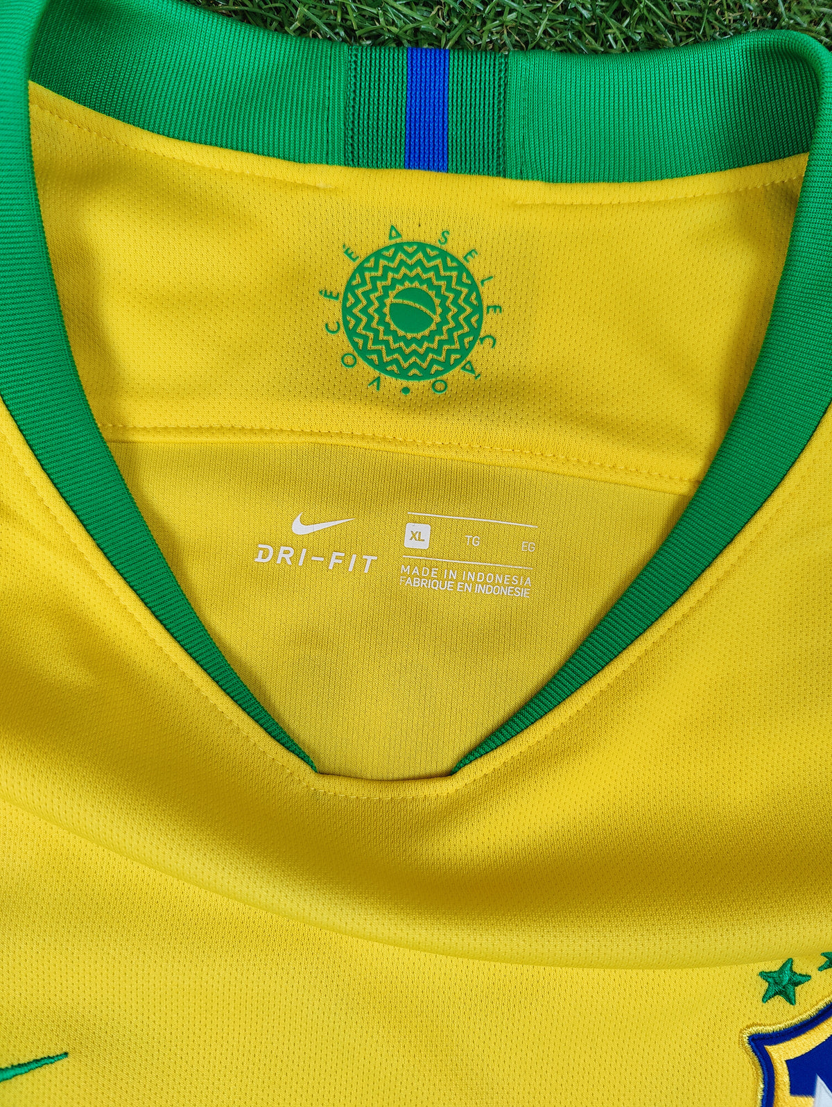 Neymar Str. XL Brasilien Hjemmebanetrøje (2018)