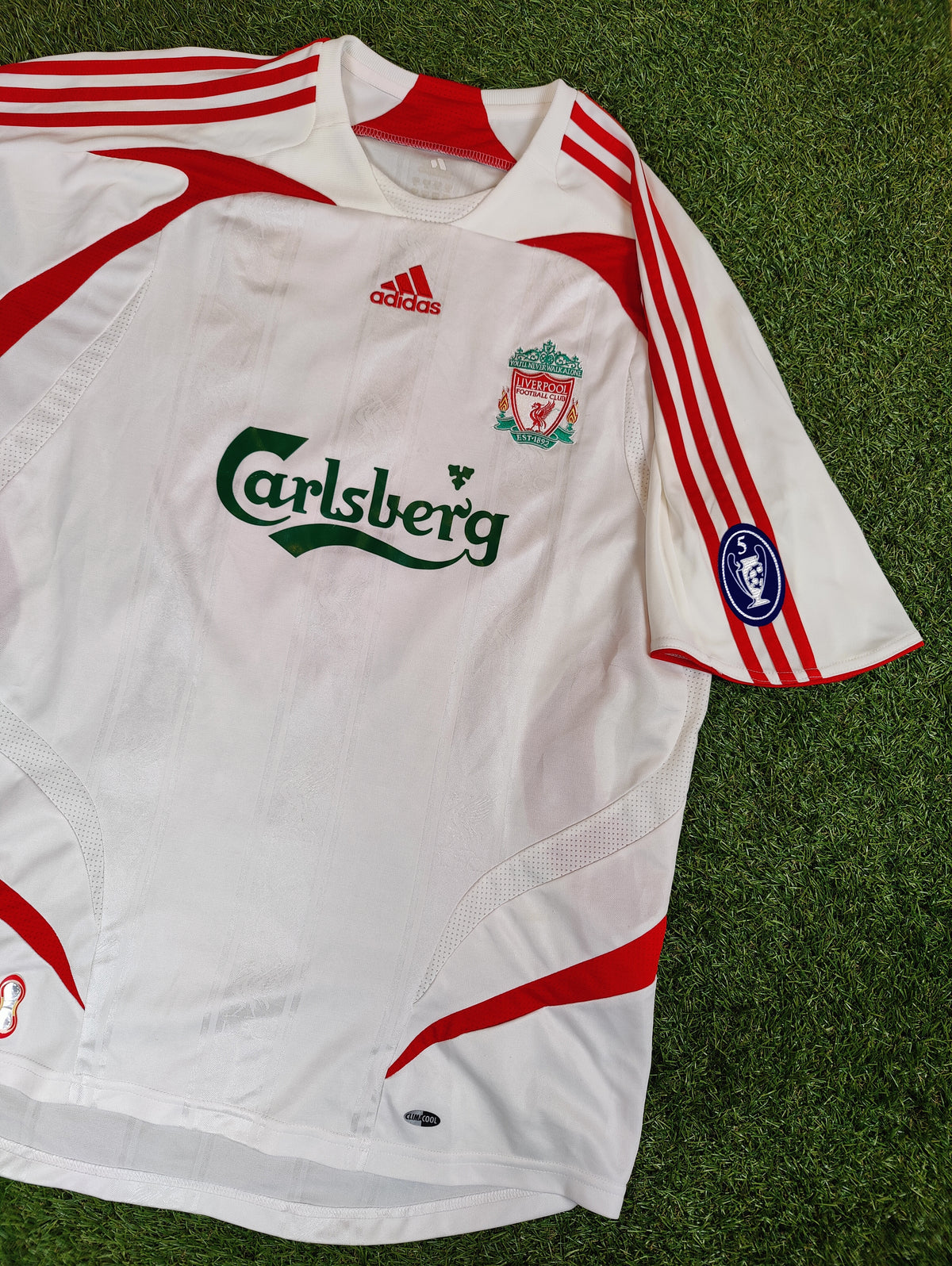 Daniel Agger Str. XL Liverpool Udebanetrøje (2007/2008)