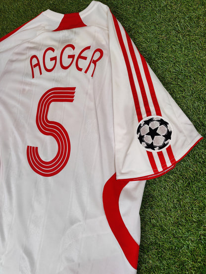 Daniel Agger Str. XL Liverpool Udebanetrøje (2007/2008)