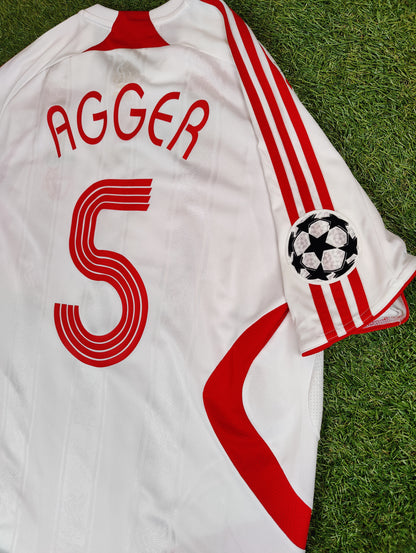 Daniel Agger Str. L Liverpool Udebanetrøje (2007-08)