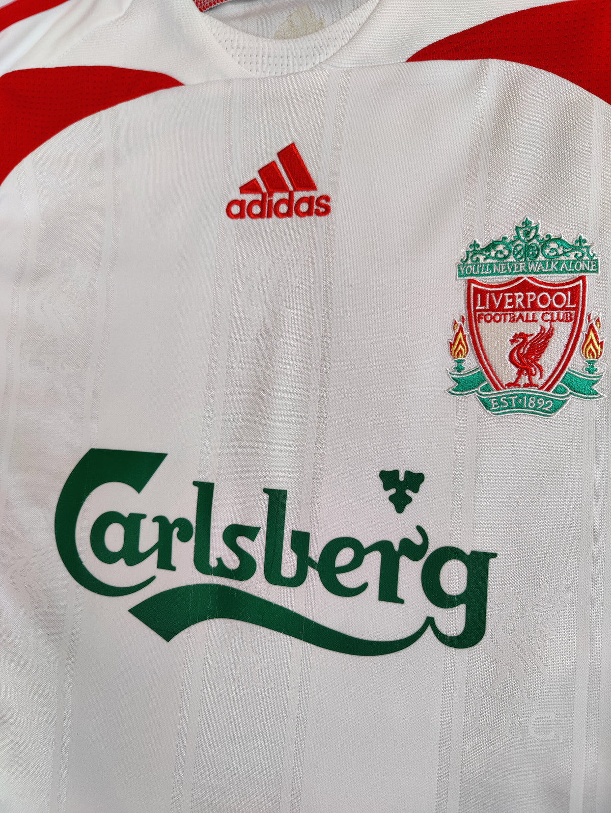 Daniel Agger Str. L Liverpool Udebanetrøje (2007-08)
