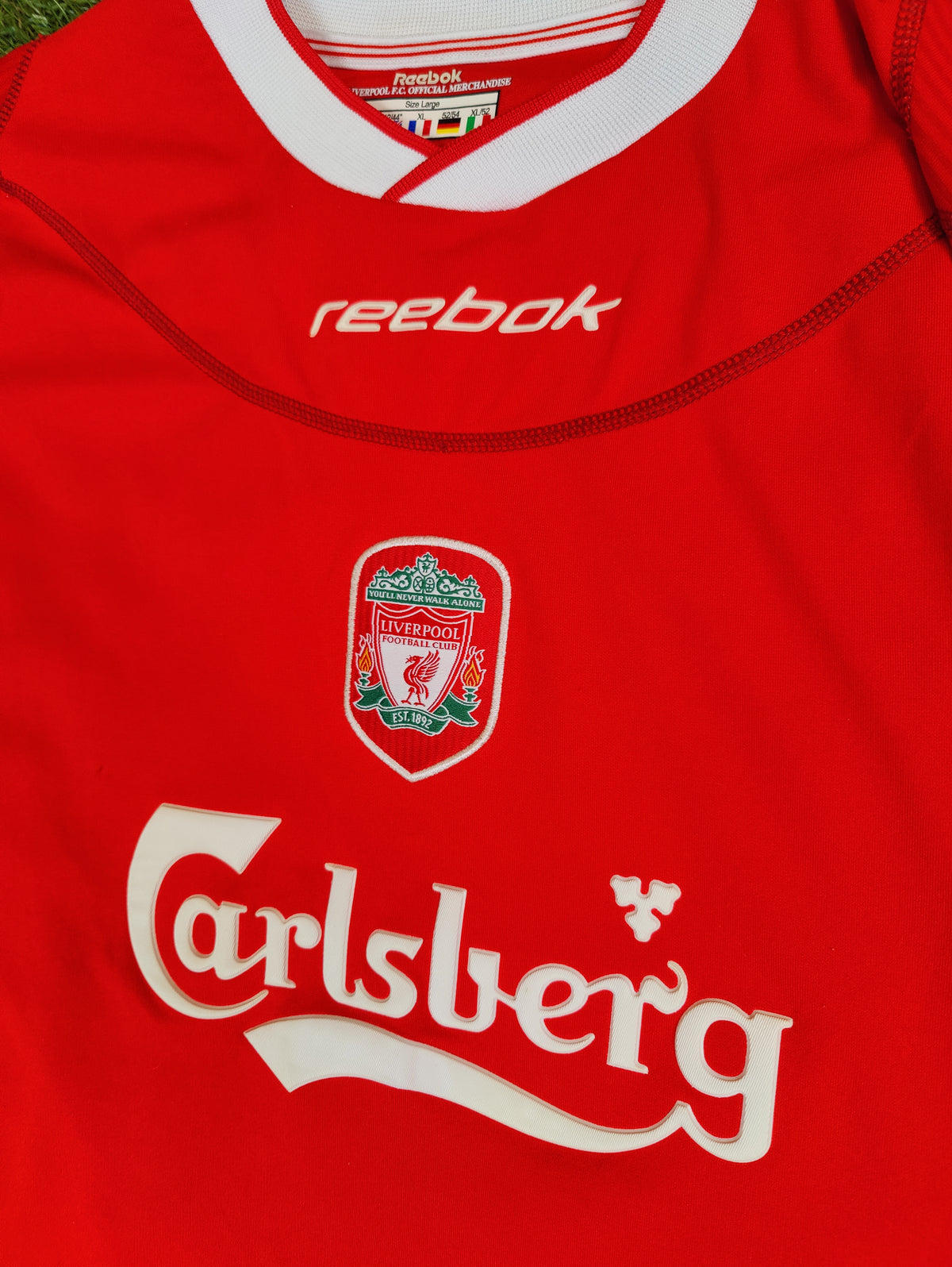 Milan Baros Str. L Liverpool Hjemmebanetrøje (2003-04)