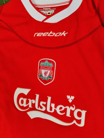 Milan Baros Str. L Liverpool Hjemmebanetrøje (2003-04)