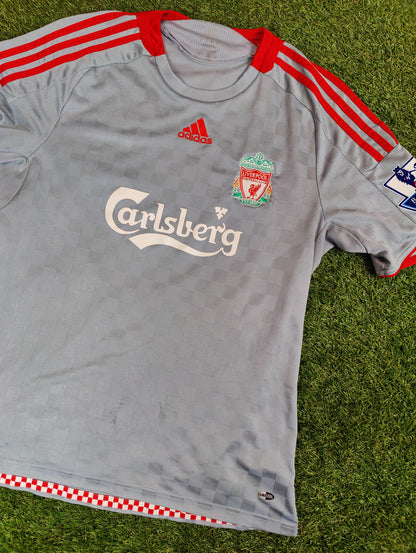 Daniel Agger Str. M Liverpool Udebanetrøje (2008-09)