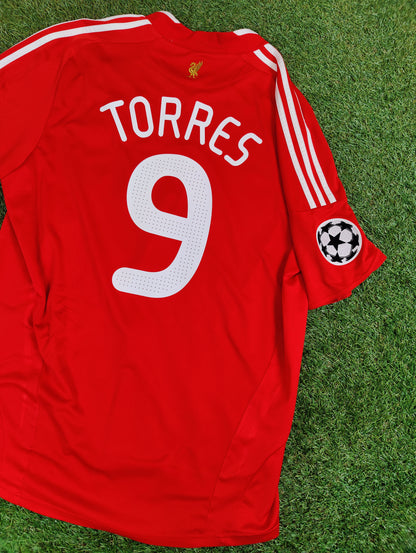 Fernando Torres Str. XL Liverpool Hjemmebanetrøje (2008-2010)