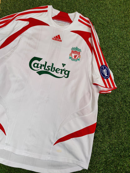 Daniel Agger Str. L Liverpool Udebanetrøje (2007-08)