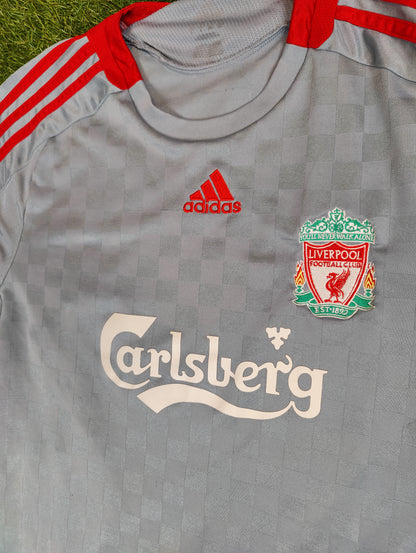 Daniel Agger Str. M Liverpool Udebanetrøje (2008-09)