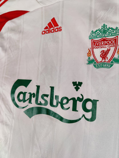 Xabi Alonso Str. XL Liverpool Udebanetrøje (2007-08)