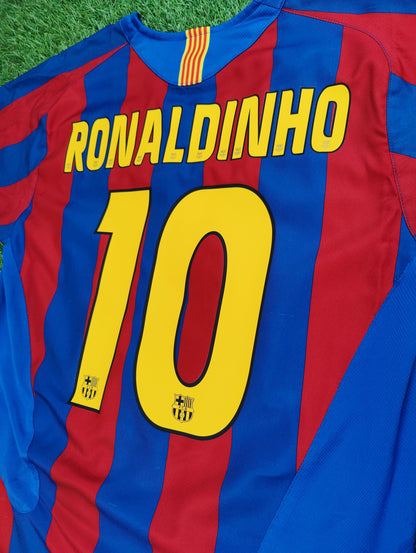 Ronaldinho Str. M FC Barcelona Hjemmebanetrøje – (2005/06)